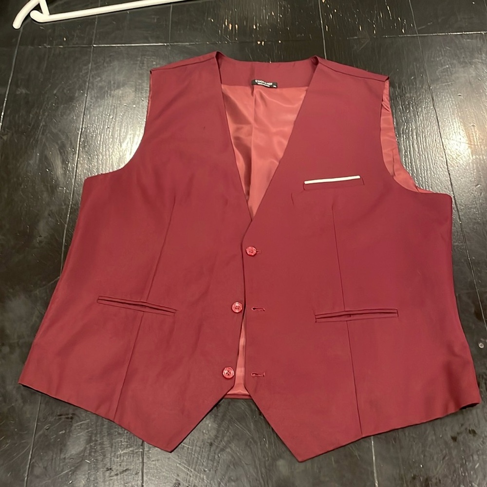 Men's Dres Vest 3 Button - XL